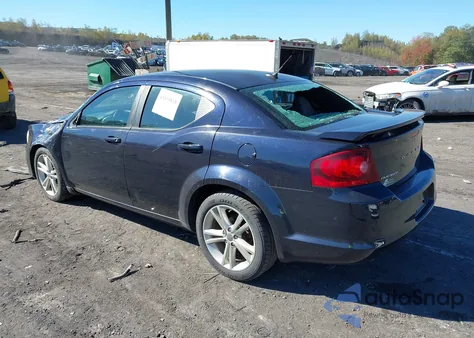 2012 Dodge Avenger Se from USA, damaged, VIN 1C3CDZAG9CN255968